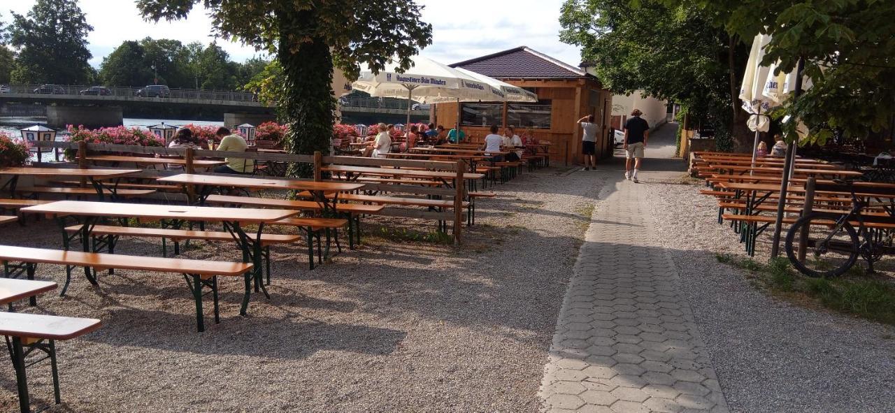 Grosses Zimmer Bad Kueche Wohnzimmer Terasse Garten Zentral Ruhig Landsberg am Lech Eksteriør bilde
